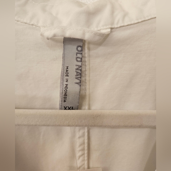 NWT - Cotton Old Navy White Blazer - Size XXL - Picture 3 of 9